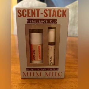 MIIM.MIIC Scent-Stack Fragrance Duo Intense Vanilla No 94 Perfume Stick Roll Oil